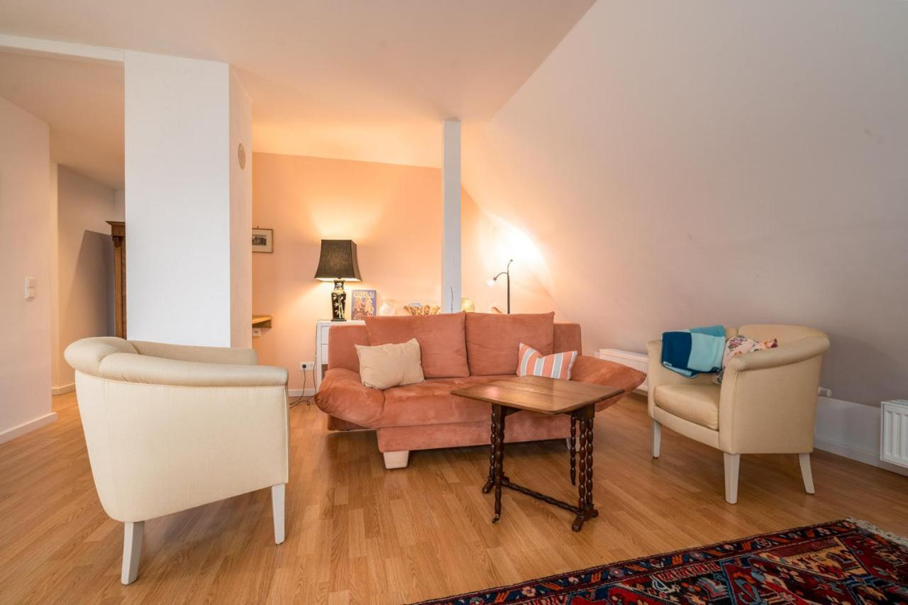 Ferienwohnung 1 Im Landhaus Am Wildpark Boek Bagian luar foto
